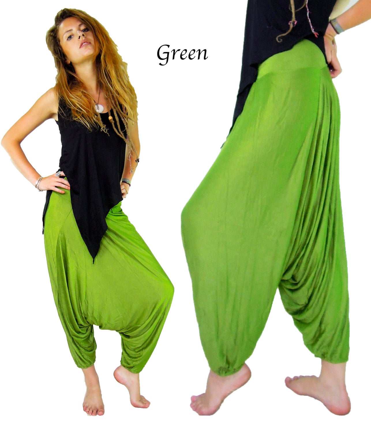 Harem Pants Hippie Pants Gypsy Pants Baggy Pants Yoga Pants Hippie