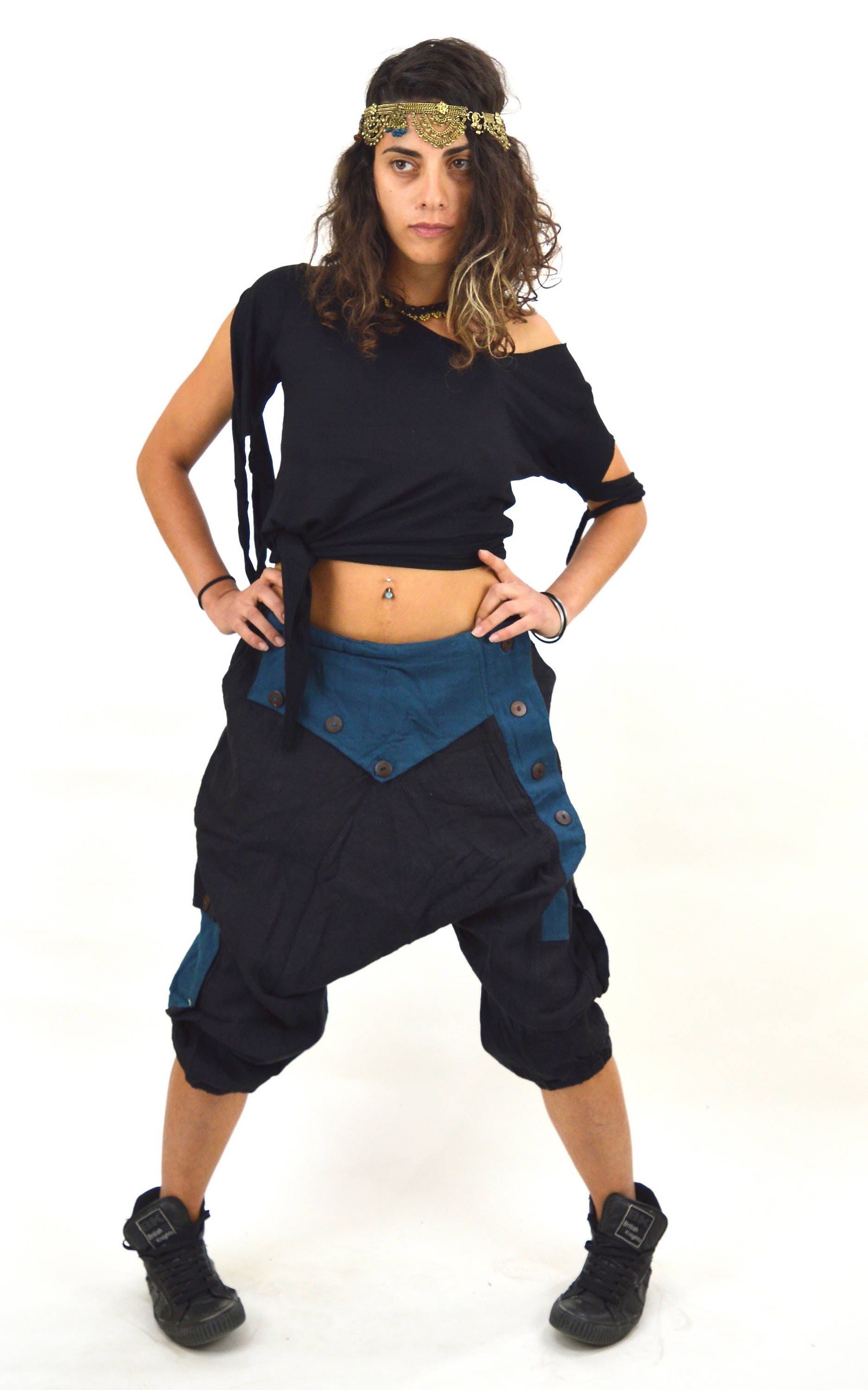 Harem pants tribal fusion hippie  pants aesthetic  clothing   Harem pants tribal fusion hippie  pants aesthetic  clothing