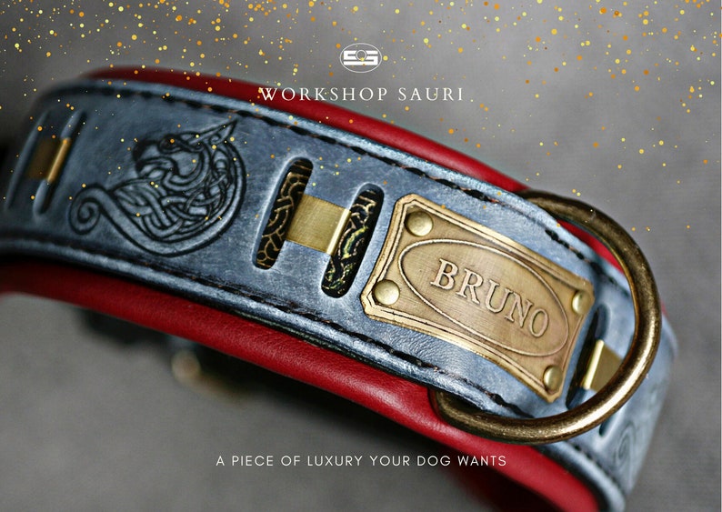 FENRIR Wolf Themed Dog Collar Designer Dog Collar With Etsy