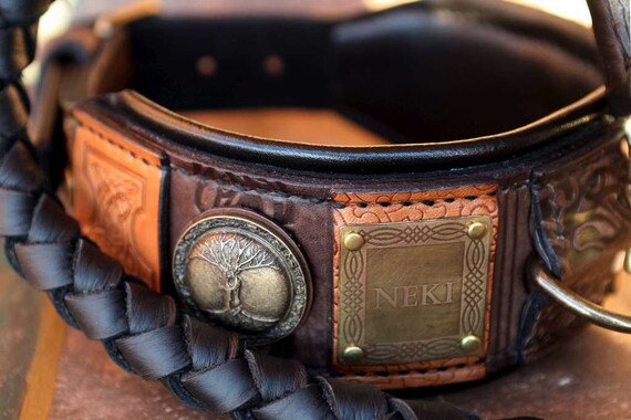 thick personalized dog collars