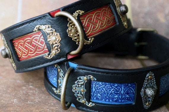 large breed leather dog collars