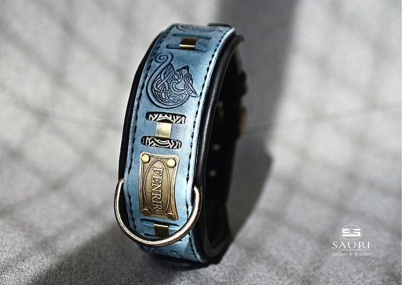 FENRIR Wolf Themed Dog Collar Designer Dog Collar With Etsy