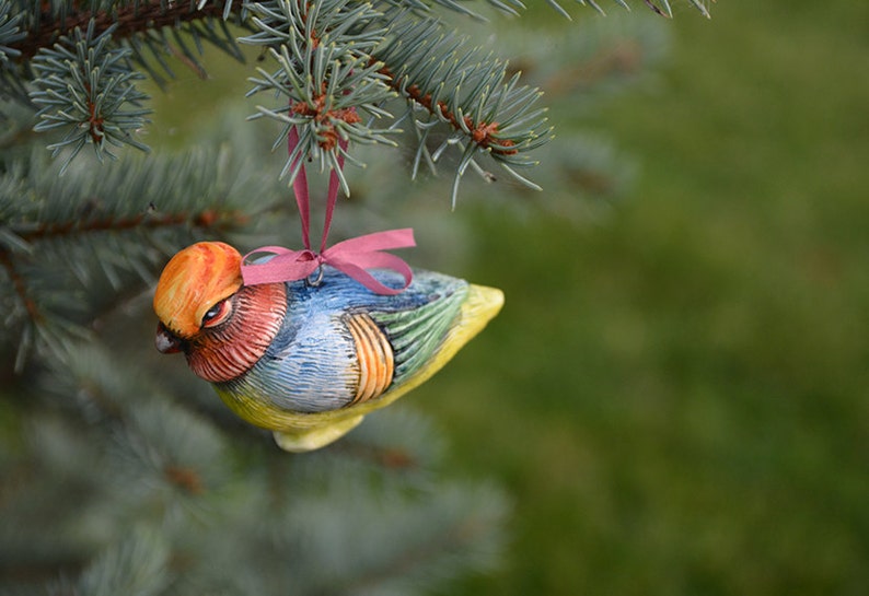 birds by Elena Balaksheva by Dollena SET \u0441hristmas decorations 3 items