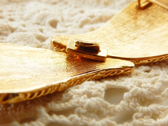 Steampunk Belt Buckle Large Hollywood Regency Gol… - image 10