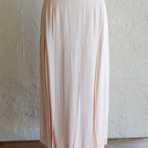 Talbots Formal Dress Suit Set Peachy Pink Mothers shops Wedding Dress Pearl Embroidered Size 14 Womens Tunic Long Skirt Set Unique Formal Pastel