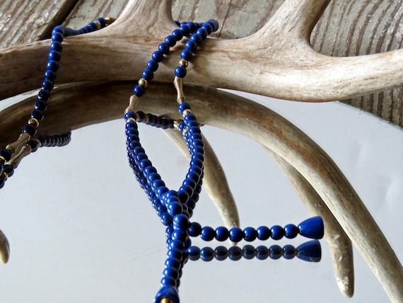 Unique Beaded Multi Style Necklace or Multi Stran… - image 1