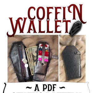 Coffin Wallet Sewing Pattern (SVG files included)