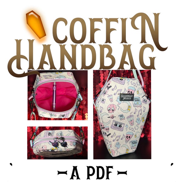 Coffin Handbag Sewing Pattern