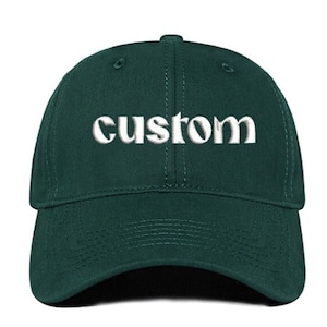 Custom Caps Pure Cotton caps Embroidery Logo Embroidered Text Solid Colour Personalised caps Party caps bachelorette Multiple Hat Colors