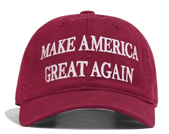Custom Pure Cotton Caps Embroidery Baseball cap MAKE AMERICA GREAT again Solid Colour Cap Personalised Caps Cap for Him and Her Dad 24042801