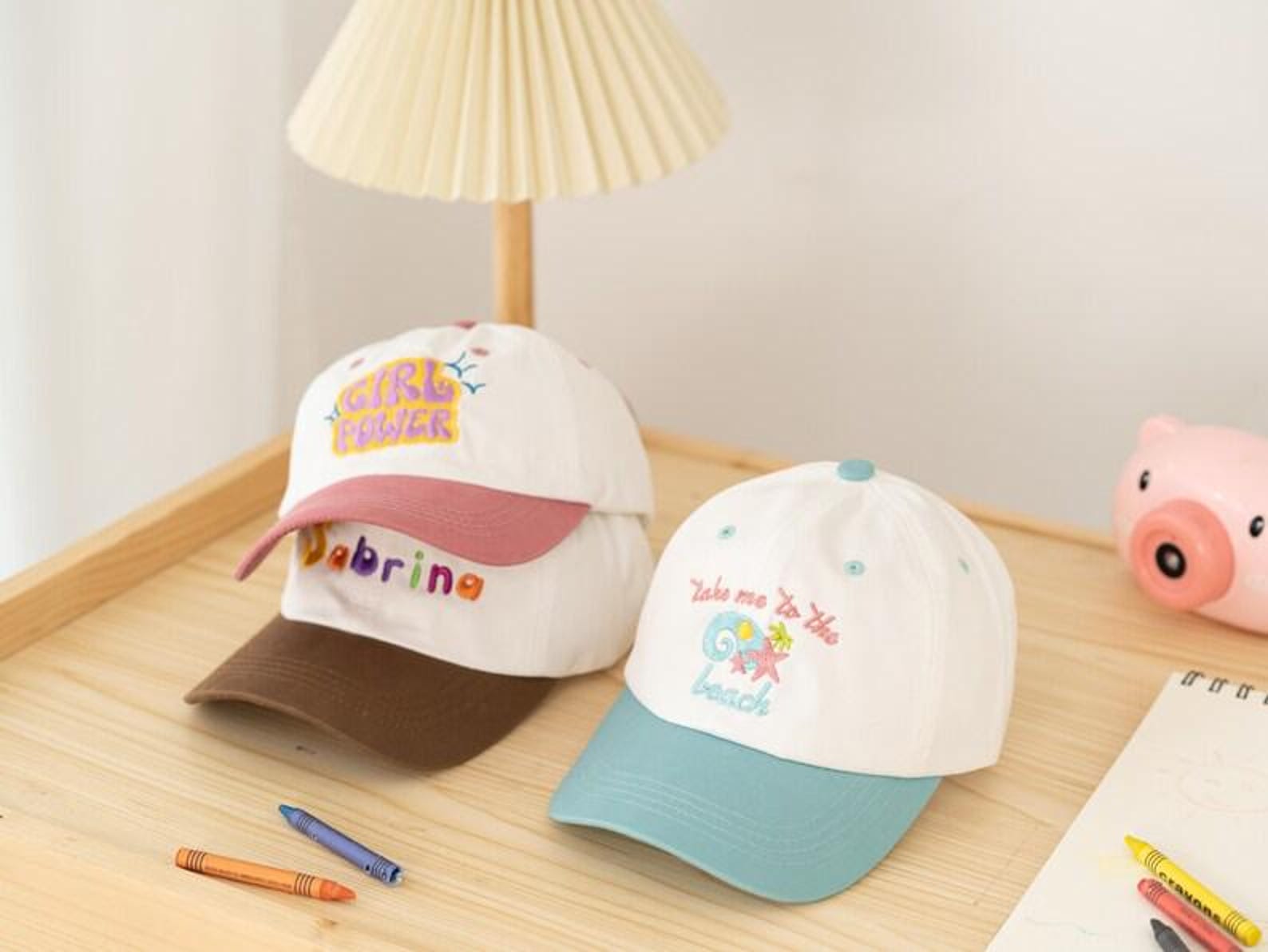 Cute Mushroom Frog Baseball Cap For Kids - Cotton Embroidered Adjustable Sun Hat For Boys & Girls