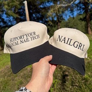 Custom Embroidered Trucker Hat , Personalized Two Tone Cap With Embroidery Logo, Your own text monogram, Personalized Gift 25040501