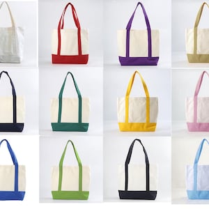 Op maat geborduurde draagtas bruidsmeisje cadeau cadeau personaliseren strandtas monogram tas canvas draagtas bruidsmeisje tas cadeau voor haar 24072703 afbeelding 6