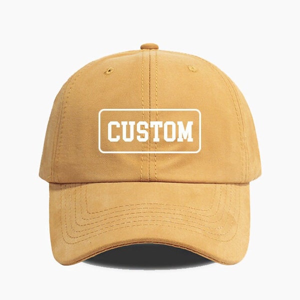 Custom Logo Ball Caps Etsy