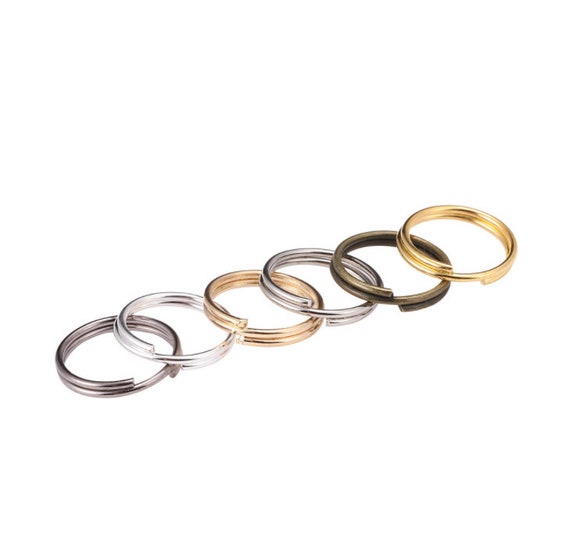 wholesale 4-20mm silver/gold/kc gold/white k silver/antiqued bronze/antiqued copper/gunmetal double jump rings connectors charms findings