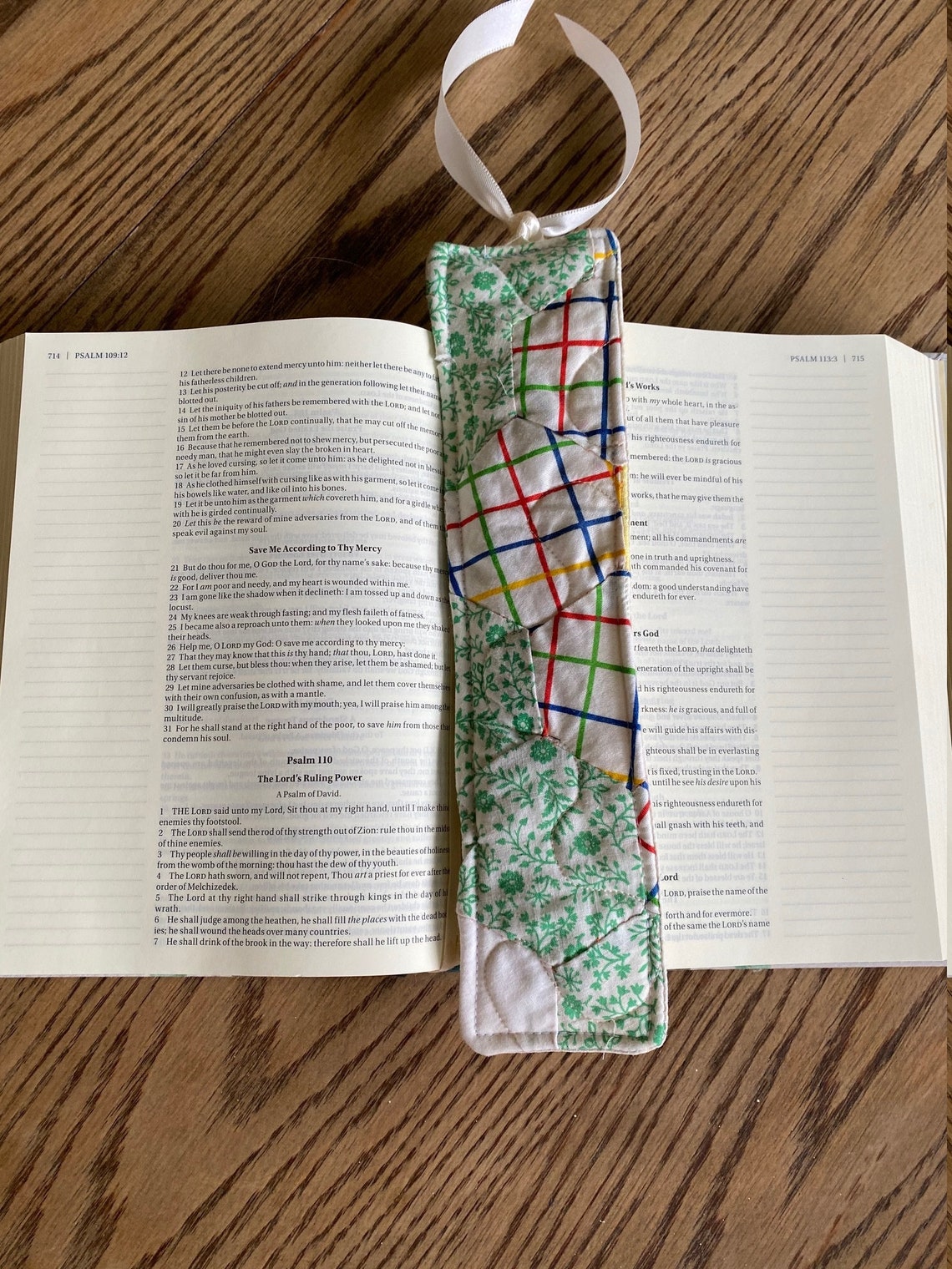 Set of 2 Vintage Quilt Top Bookmarks Quilted Bookmarks Etsy