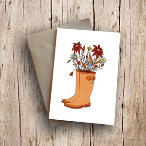 Bottes de fleurs | Carte personnalisée
