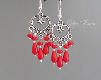 Micara - Coral Petals - Earrings main image 0