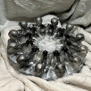 Skull Epoxy Resin Ash Tray Customizable