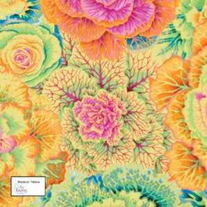 Kaffe Fassett- Philip Jacobs, Brassica PWPJ051.YELLOW- Half Yard