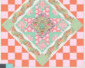 Tula Pink- Roar- Aster Quilt Kit-Persimmon APRIL 2024 Delivery