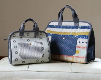Noodlehead Maker's Tote Pattern- A Carry-All Tote in 2 Sizes