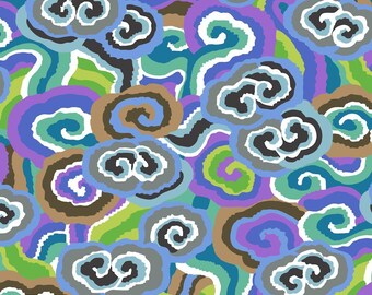 PRE-Order Kaffe Fassett August 2026 Collective- Cloud Scrolls PWPJ138.CONTRAST- Half Yard