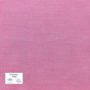 Tilda Chambray Basics- TIL160013-Cerise- Half Yard