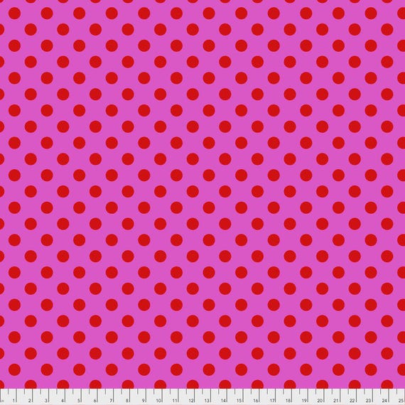 Tula Pink- True Color Pom Pom-  PWTP118.PEONY- Half Yard