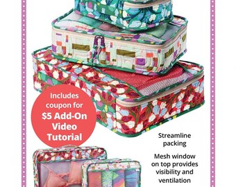 By Annie- Pack It In!  Zippered Organizers in 3 Sizes