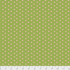 Tula Pink True Colors- Hexy PWTP150.JUNIPER- Half Yard