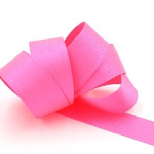 Neon Pink 1 inch (25mm) or 1.5 inch (38mm) width Nylon Webbing- Strapping  by the yard.