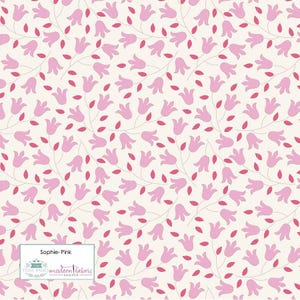 Tilda Sophie Basic TIL130096-Pink- Half Yard