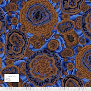 Kaffe Fassett- Philip Jacobs, Agate PWPJ106.OCHRE- Half Yard