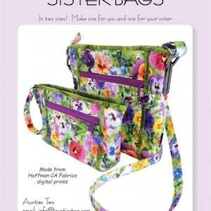 Aunties Two- Sister Bags Pattern