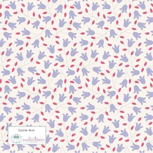 Tilda Sophie Basic TIL130094-Blue- Half Yard