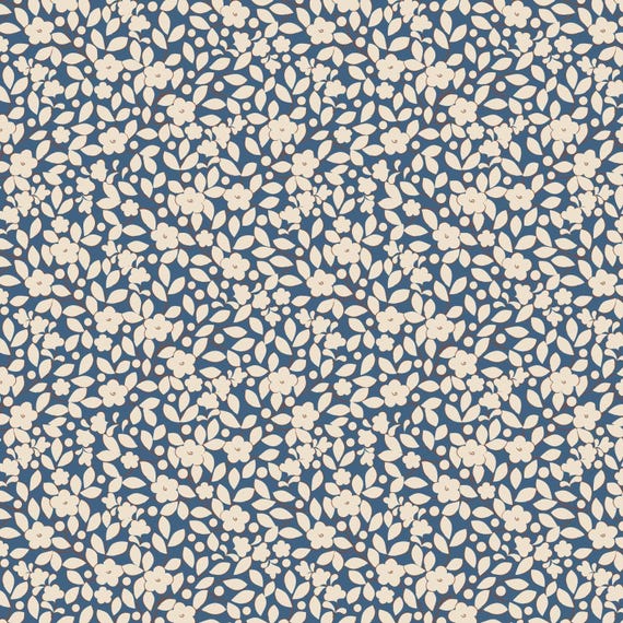 Tilda- Creating Memories- Avery TIL130126- Blue- Half Yard- June 2024