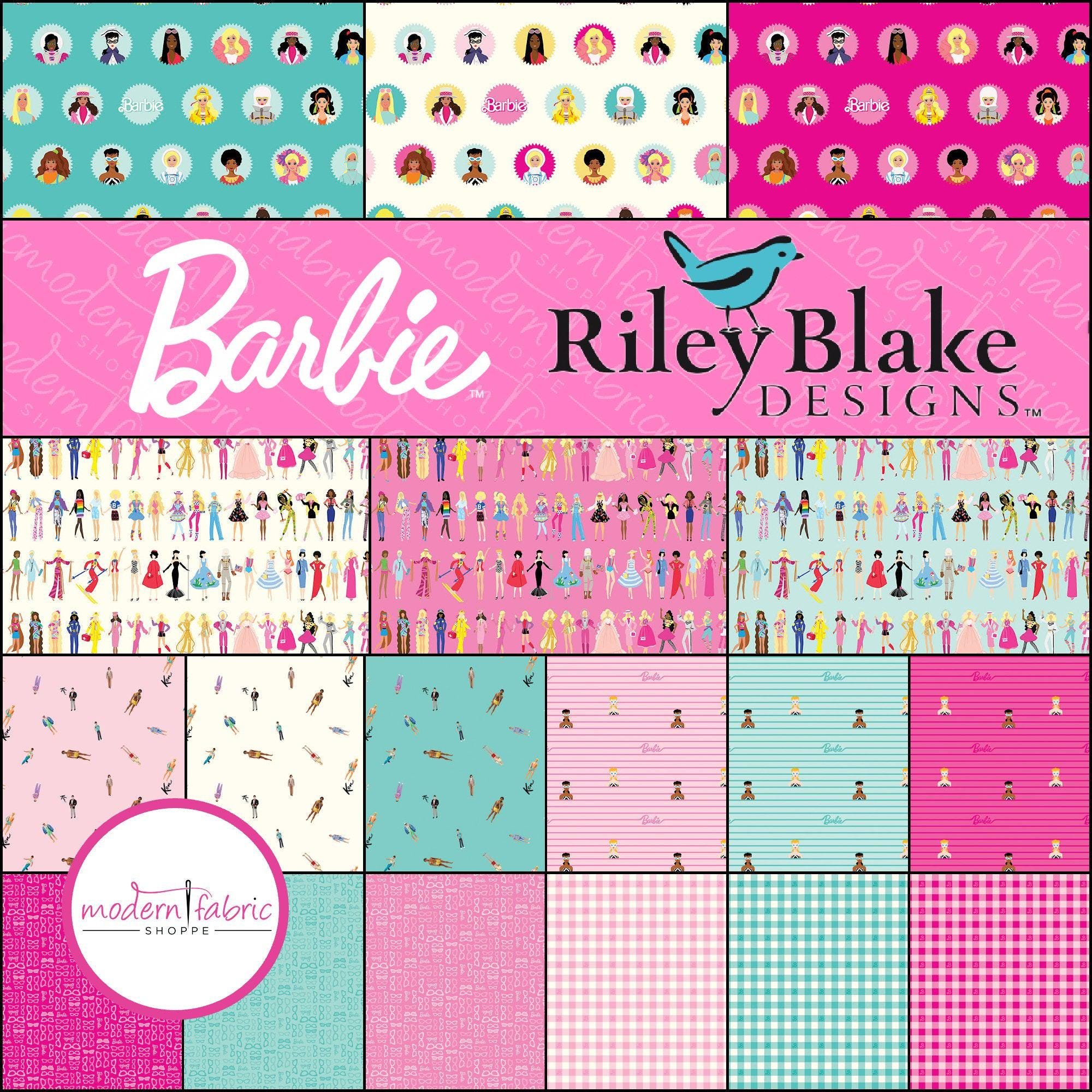Riley blake barbie fabric hotsell