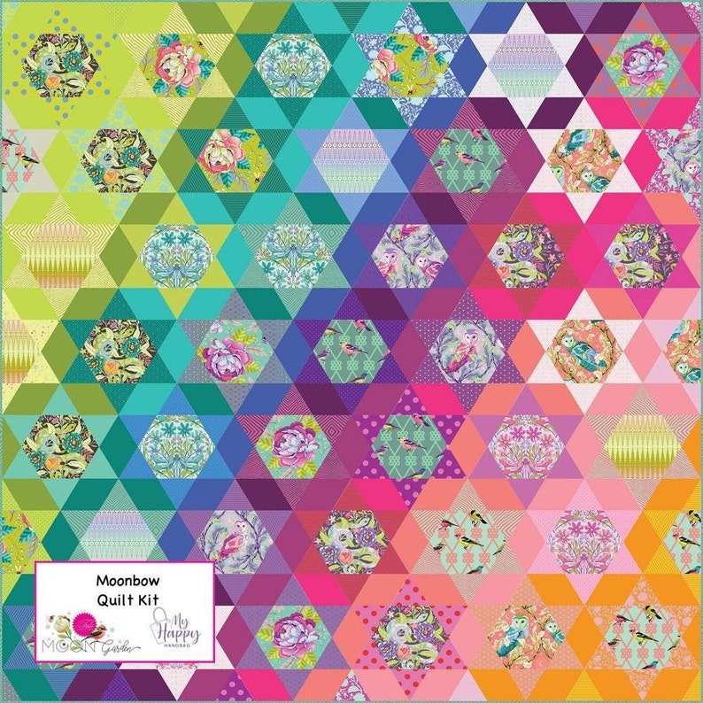 Tula Pink Moon Garden Moonbow Quilt Kit Etsy