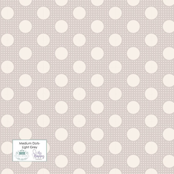 Tilda: Medium Dots in Light Gray Tilda: Medium Dots in Light Gray