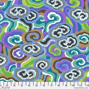 PRE-Order Kaffe Fassett August 2026 Collective- Cloud Scrolls PWPJ138.CONTRAST- Half Yard