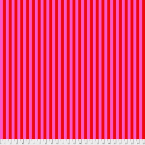 Tula Pink- True Colors Stripes- PWTP069.PEONY- Half Yard