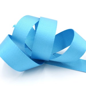 Turquoise 1 inch (25mm) or 1.5 inch (38mm) width Nylon Webbing- Strapping  by the yard. Great for bags and totes!!