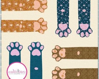 PRE-ORDER Sarah Watts- Paws Up! Quilt Kit featuring Dog Park- May 2024