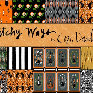 Witchy Ways by Cori Dantini- Half Yard Bundle- July 2025