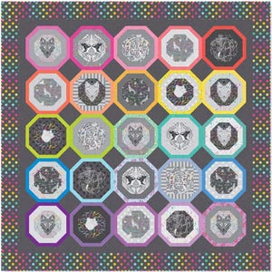 Tula Pink- Graywork- Graywork Quilt Kit-Dark October 2025