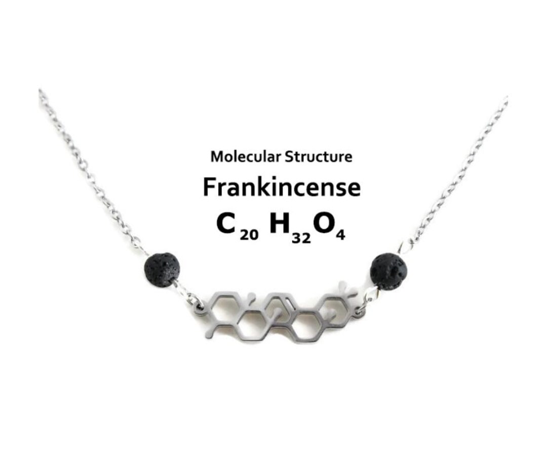 エッセンシャルオイル Frankincense oil + aroma necklace Frankincense Molecular Necklace, Diffuser Necklace, Frankincense