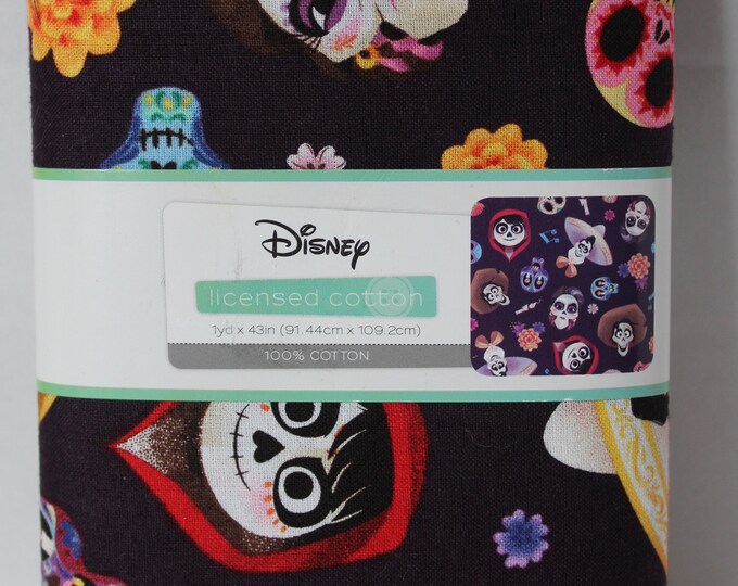 COCO and Friends Disney 1 Yard Pre Cut Fabric Cotton - Etsy