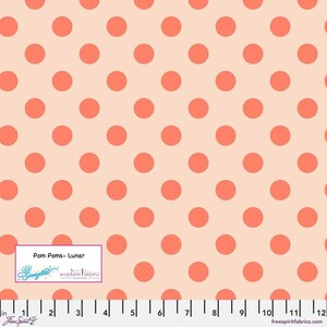 Tula Pink&#39;s Neon True Colors- Pom Pom PWTP118.LUNAR- Half Yard  April 2023 Release