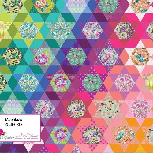 Tula Pink Moon Garden Moonbow Quilt Kit Etsy Australia
